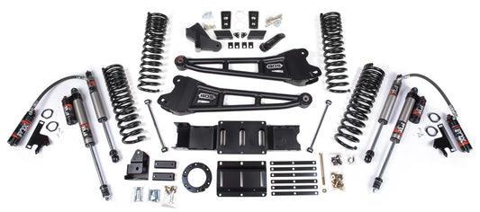 BDS 2019-2024 RAM 2500 DIESEL,4WD,6" RADIUS ARM LIFT KIT,6-BOLT,FOX 2.5 SHOCKS