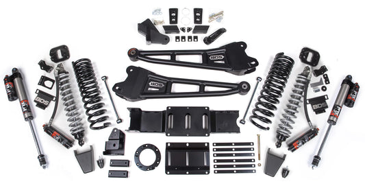 BDS 2019-2024 RAM 2500 DIESEL,4WD,6" RADIUS LIFT KIT,6-BOLT,RUBBER BUMP,FOX 2.5