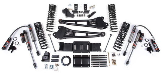 BDS 2019-2026 RAM 2500 GAS,4WD,5.5" RADIUS ARM LIFT KIT,6-BOLT,FOX 2.5 SHOCKS
