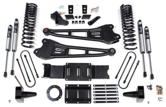 BDS 19-24 RAM 3500 DIESEL,4WD,6" RADIUS LIFT,5" BLOCK,OVERLOAD,6-BOLT,FOX 2.0
