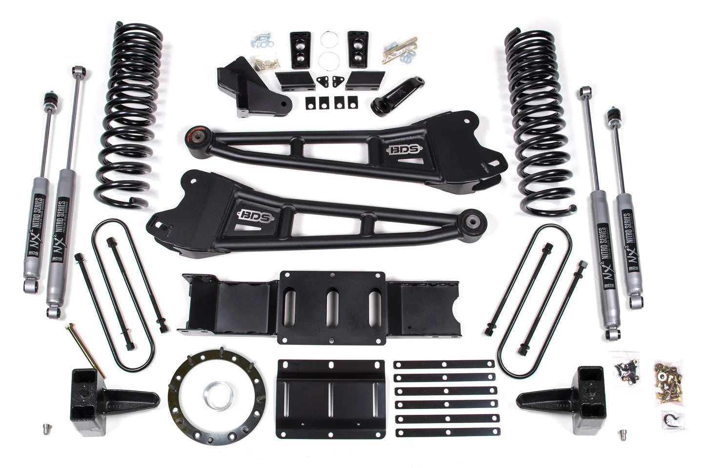 BDS 19-24 RAM 3500 DIESEL,4WD,6" RADIUS LIFT,5" BLOCK,NO OVERLOAD,8-BOLT,NITRO