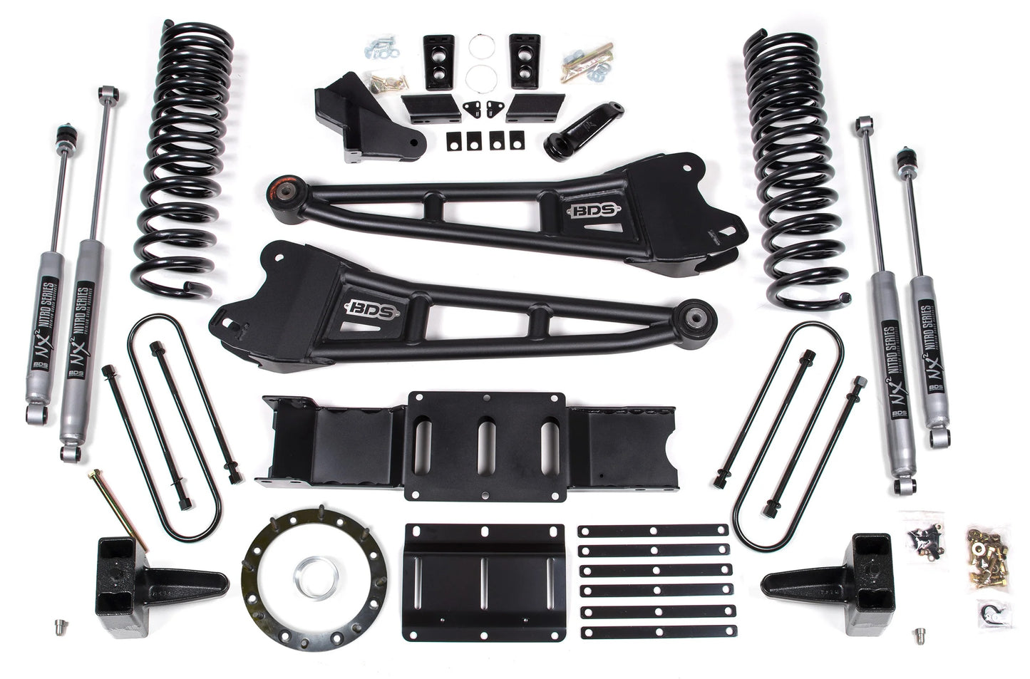 BDS 19-24 RAM 3500 DIESEL,4WD,6" RADIUS LIFT,5" BLOCK,OVERLOAD,8-BOLT,NITRO