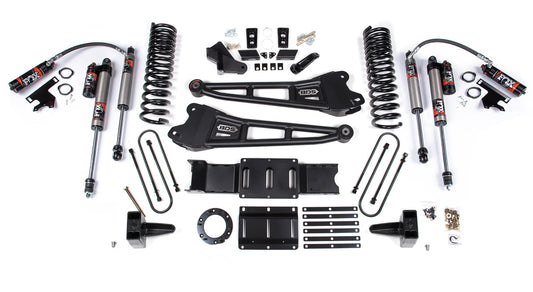 BDS 19-24 RAM 3500 GAS,4WD,5.5" RADIUS LIFT, 5" BLOCK,NO OVERLOAD,6-BOLT,FOX 2.5