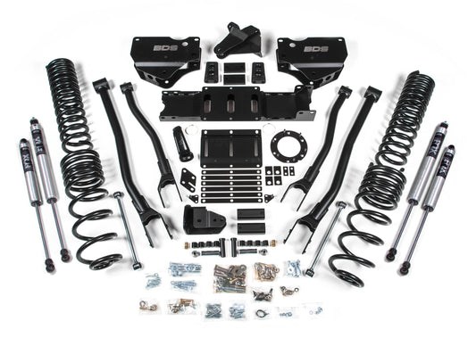 BDS 2019-2024 RAM 2500 DIESEL,4WD,6" LIFT KIT,4-LINK,COIL SPRINGS,FOX 2.0 SHOCKS