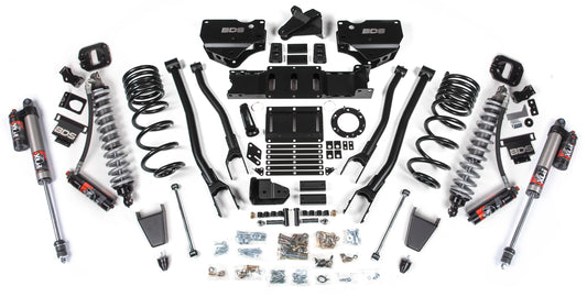 BDS 2019-2024 RAM 2500 DIESEL,4WD,6" LIFT,4-LINK,RUBBER BUMP,FOX 2.5 COILOVERS