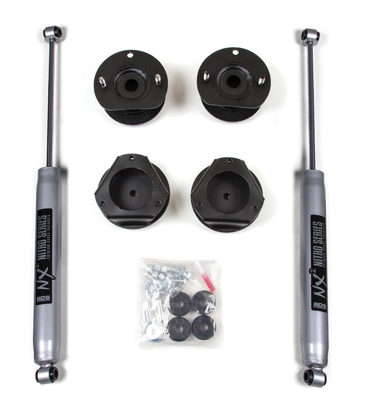 BDS 2002-2009 CHEVY TRAILBLAZER OR GMC ENVOY,4WD,2" LIFT KIT,NITRO SHOCKS