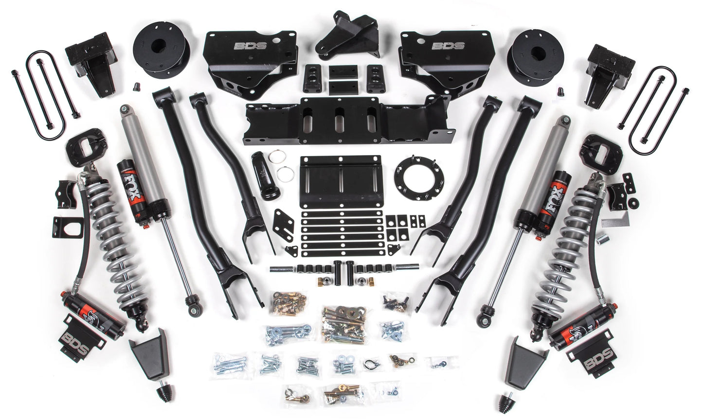 BDS 19-24 RAM 3500 DIESEL,4WD,6" LIFT,5" BLOCK,NO OVERLOAD,6-BOLT,RUBBER,FOX 2.5