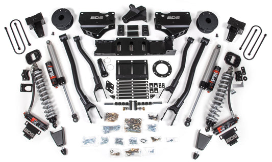 BDS 19-24 RAM 3500 DIESEL,4WD,6" LIFT,5" BLOCK,NO OVERLOAD,6-BOLT,RUBBER,FOX 2.5
