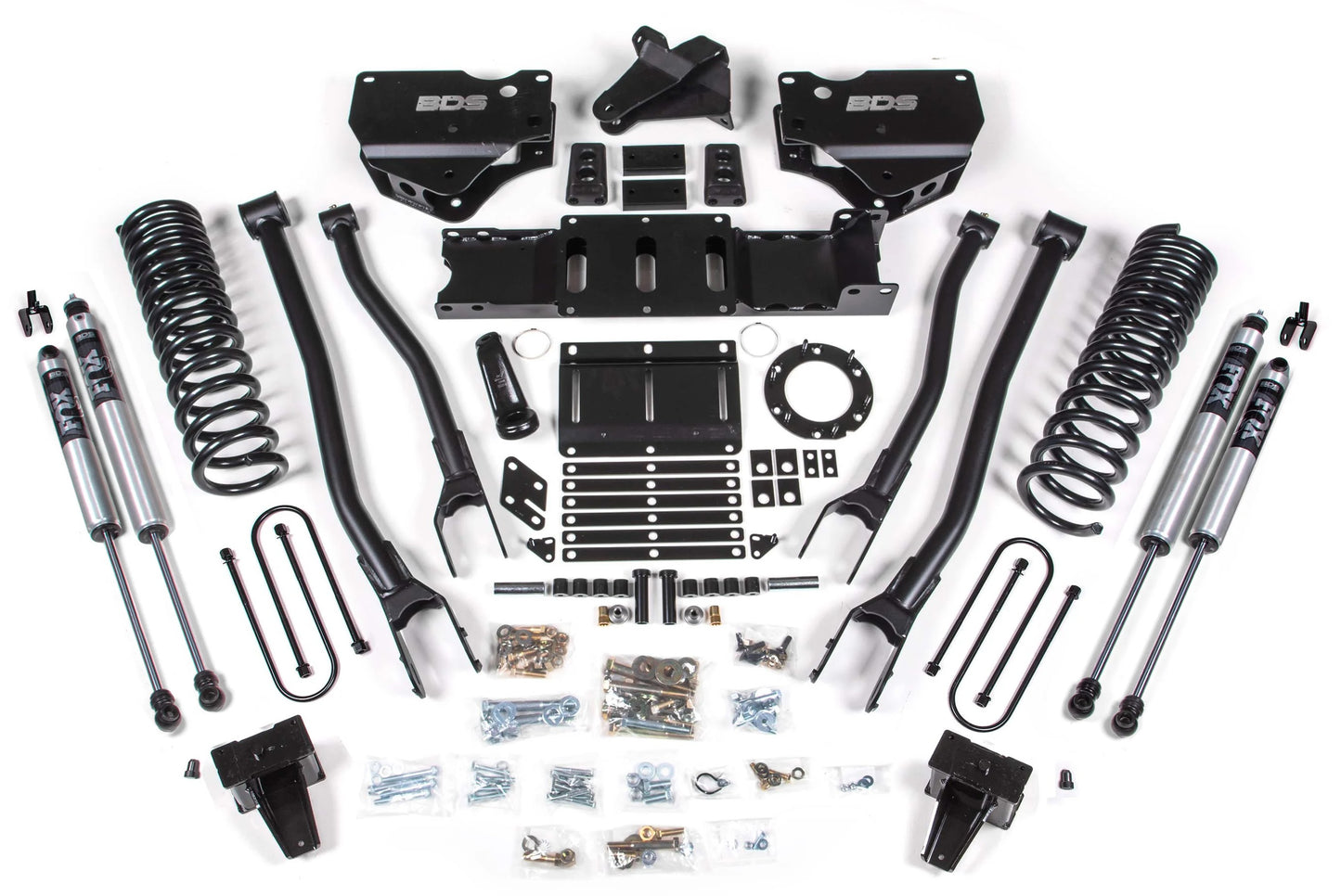 BDS 19-24 RAM 3500 DIESEL,4WD,6" LIFT,4-LINK,5" BLOCK,OVERLOAD,6-BOLT,FOX 2.0