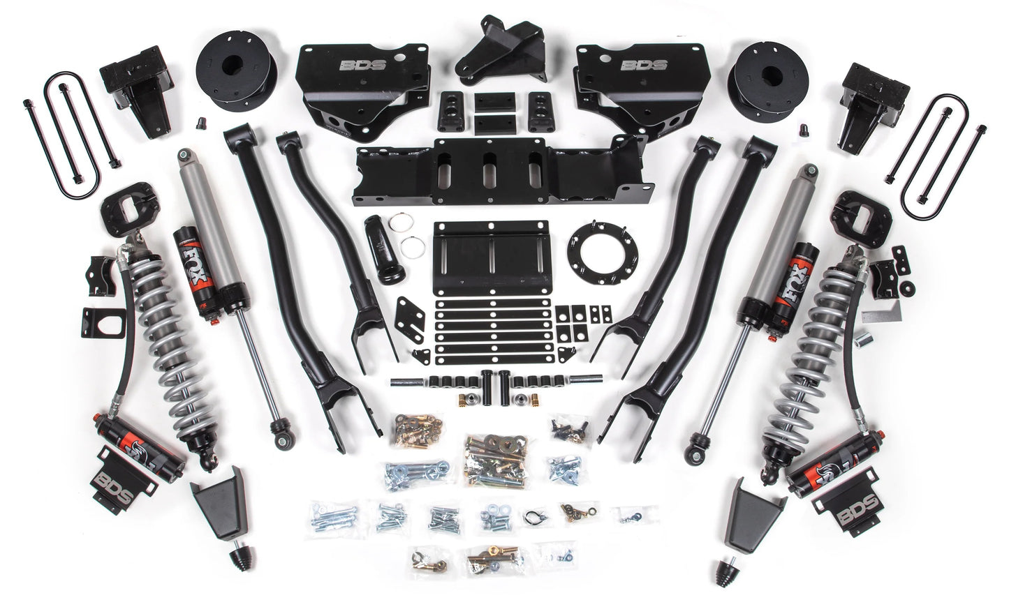 BDS 19-24 RAM 3500 DIESEL,4WD,6" LIFT,5" BLOCK,OVERLOAD,6-BOLT,RUBBER,FOX 2.5
