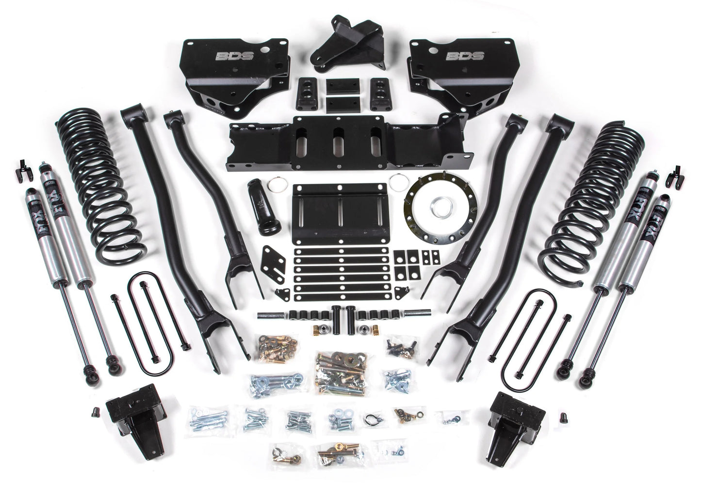 BDS 19-24 RAM 3500 DIESEL,4WD,6" LIFT,4-LINK,5" BLOCK,NO OVERLOAD,8-BOLT,FOX 2.0