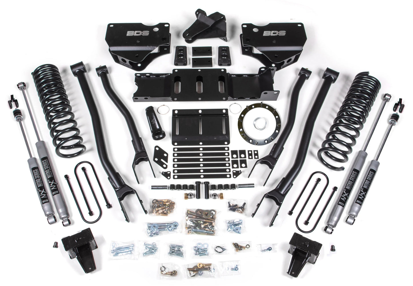 BDS 19-24 RAM 3500 DIESEL,4WD,6" LIFT,4-LINK,5" BLOCK,NO OVERLOAD,8-BOLT,NITRO