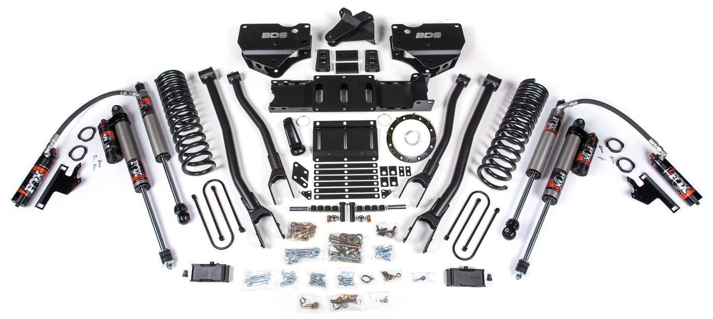 BDS 19-24 RAM 3500 DIESEL,4WD,6" LIFT,4-LINK,5" BLOCK,OVERLOAD,8-BOLT,FOX 2.5