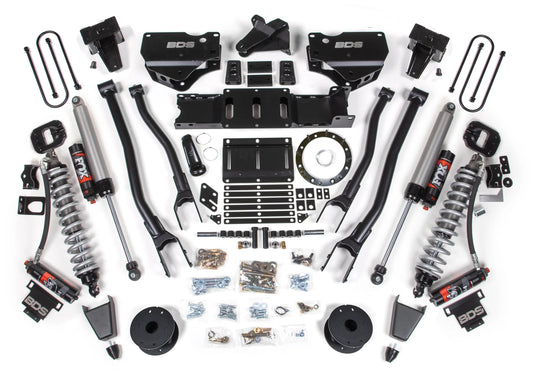 BDS 19-24 RAM 3500 DIESEL,4WD,6" LIFT,5" BLOCK,OVERLOAD,8-BOLT,RUBBER,FOX 2.5