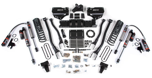 BDS 19-24 RAM 3500 GAS,4WD,5.5" LIFT,4-LINK,5" BLOCK,OVERLOAD,6-BOLT,FOX 2.5