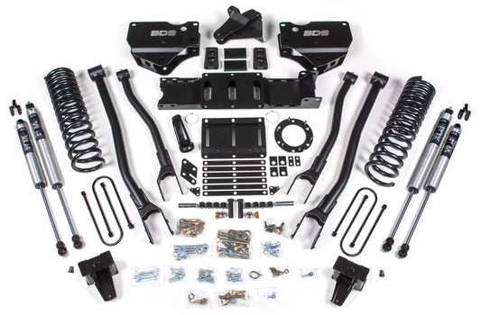 BDS 19-24 RAM 3500 GAS,4WD,5.5" LIFT,4-LINK,5" BLOCK,OVERLOAD,6-BOLT,FOX 2.0