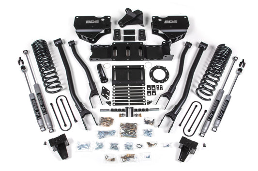 BDS 19-24 RAM 3500 GAS,4WD,5.5" LIFT,4-LINK,5" BLOCK,OVERLOAD,6-BOLT,NITRO