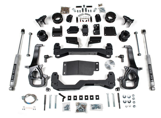 BDS 2019-2024 RAM 1500,4WD,4" AIR RIDE LIFT KIT,STANDARD KNUCKLE,NITRO SHOCKS