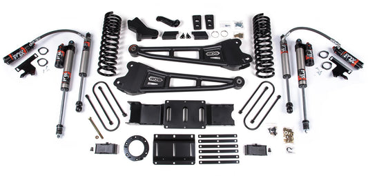 BDS 19-24 RAM 3500 GAS,4WD,4" RADIUS LIFT,2" BLOCK,NO OVERLOAD,6-BOLT,FOX 2.5