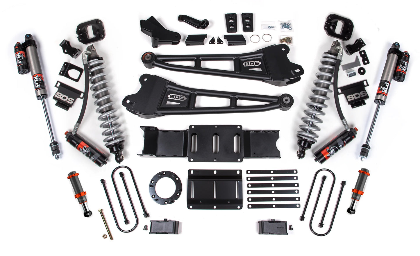 BDS 19-24 RAM 3500 DIESEL 4WD,4" LIFT,2" BLOCK,NO OVERLOAD,6-BOLT,HYDRO,FOX 2.5