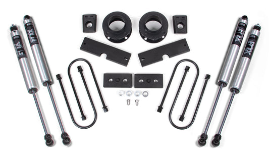BDS 2013-2026 RAM 3500 2" AIR RIDE LIFT,FRONT COIL SPACER,BLOCK,FOX 2.0 SHOCKS