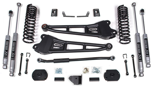 BDS 2014-2018 RAM 2500 DIESEL,4WD,3" RADIUS ARM LIFT KIT,AIR RIDE,NITRO SHOCKS