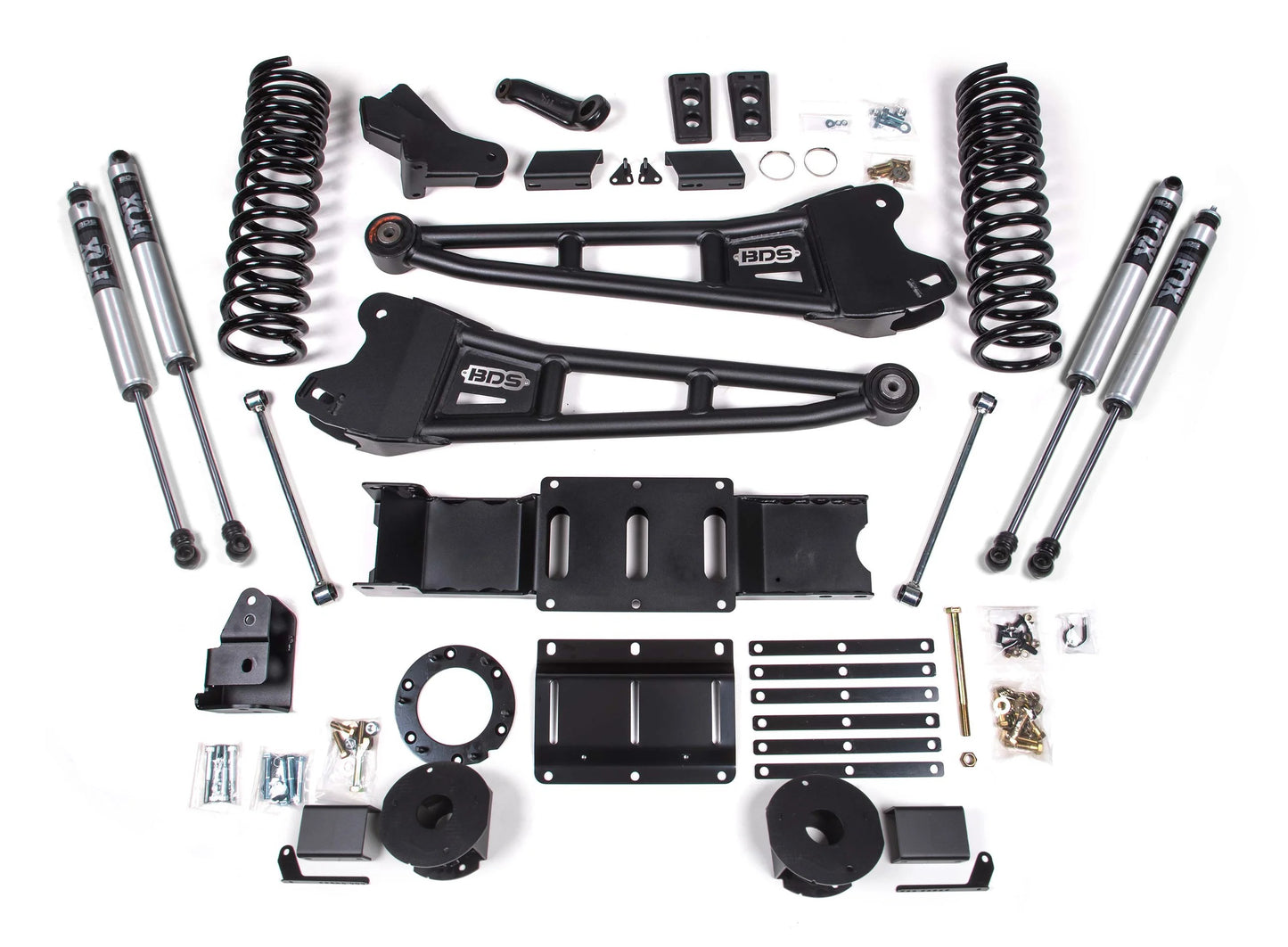 BDS 2019-2024 RAM 2500 DIESEL,4WD,4" RADIUS ARM LIFT KIT,AIR RIDE,FOX 2.0 SHOCKS