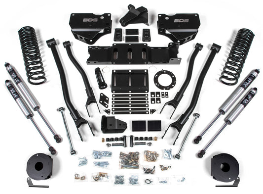 BDS 2019-2024 RAM 2500 DIESEL,4WD,4" LIFT KIT,4-LINK,AIR RIDE,FOX 2.0 SHOCKS