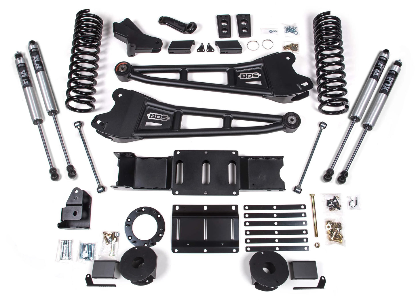BDS 2019-2024 RAM 2500 4WD,GAS,4" RADIUS LIFT,REAR AIR RIDE,FOX 2.0 SHOCKS