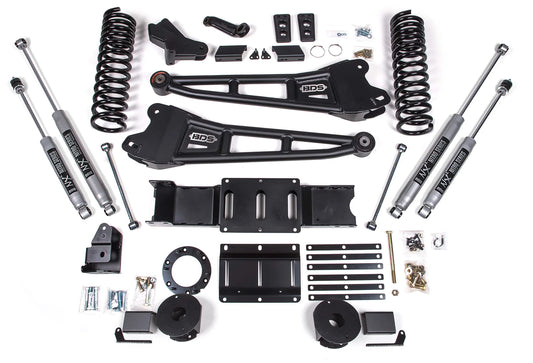 BDS 2019-2024 RAM 2500 4WD,GAS,4" RADIUS LIFT,REAR AIR RIDE,NX2 SHOCKS