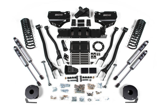 BDS 2019-2024 RAM 2500 4WD,GAS,4" 4-LINK LIFT,REAR AIR RIDE,FOX 2.0 SHOCKS