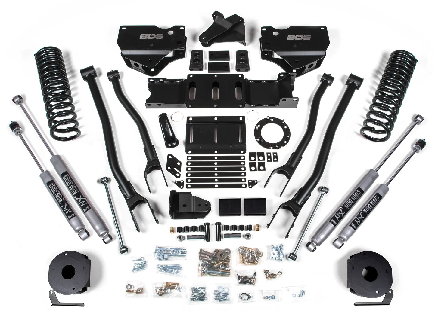 BDS 2019-2024 RAM 2500 4WD,GAS,4" 4-LINK LIFT,REAR AIR RIDE,NX2 SHOCKS