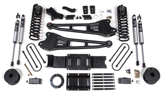 BDS 2019-2024 RAM 3500 4WD,DIESEL,4" RADIUS LIFT,AIR RIDE,6-BOLT,FOX 2.0 SHOCKS
