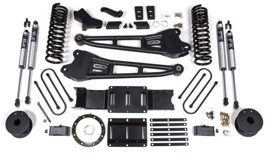 BDS 2019-2024 RAM 3500 4WD,DIESEL,4" RADIUS LIFT,AIR RIDE,8-BOLT,FOX 2.0 SHOCKS