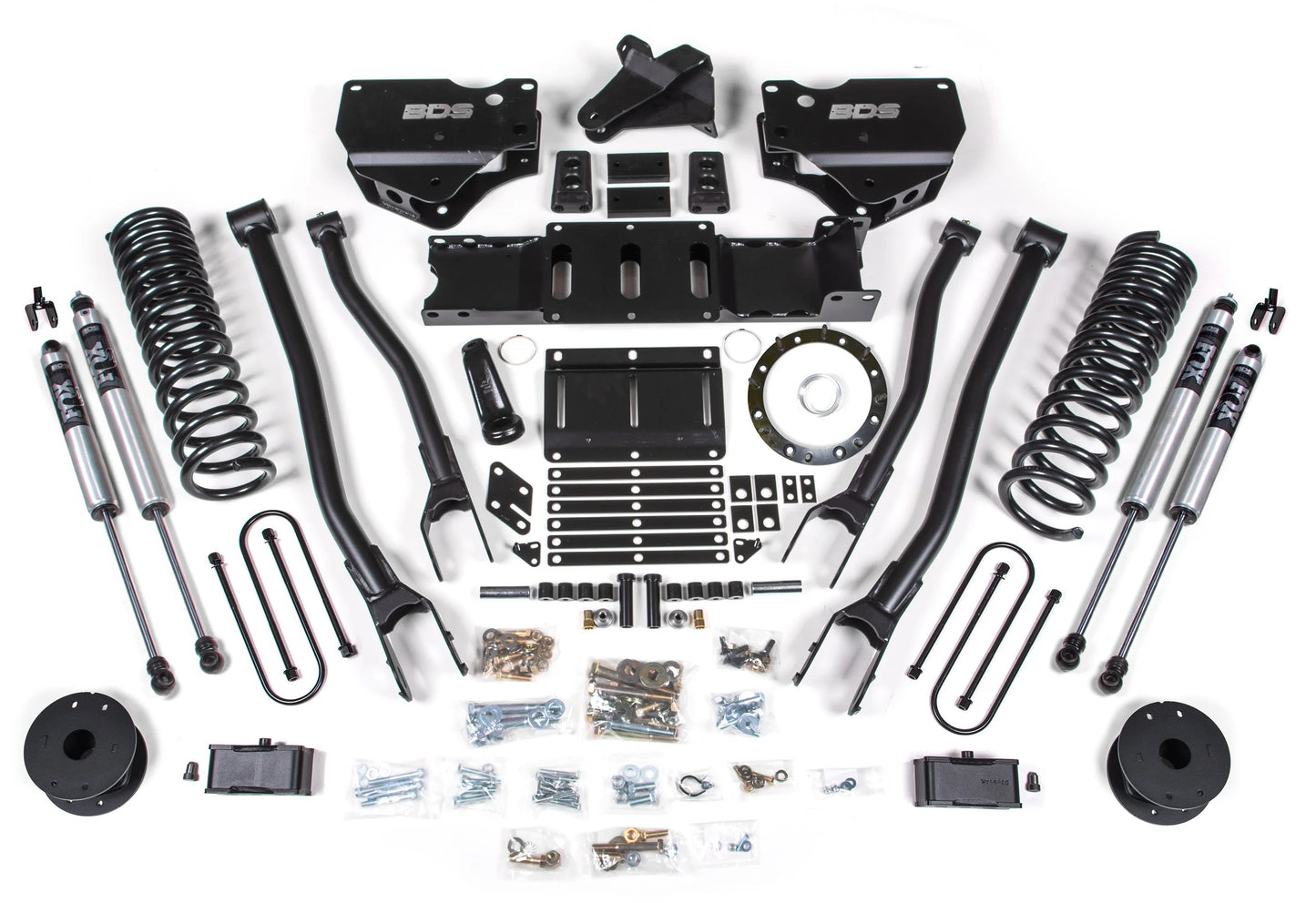 BDS 2019-2024 RAM 3500 4WD,DIESEL,4" 4-LINK LIFT,AIR RIDE,8-BOLT,FOX 2.0 SHOCKS