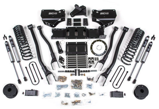 BDS 2019-2024 RAM 3500 4WD,DIESEL,4" 4-LINK LIFT,AIR RIDE,8-BOLT,FOX 2.0 SHOCKS