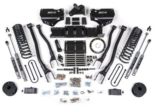 BDS 2019-2024 RAM 3500 4WD,DIESEL,4" RADIUS LIFT,AIR RIDE,8-BOLT,NX2 SHOCKS