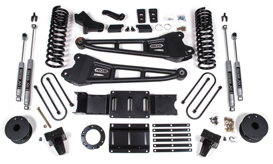 BDS 2019-2024 RAM 3500 4WD,DIESEL,6" RADIUS LIFT,AIR RIDE,6-BOLT,NX2 SHOCKS