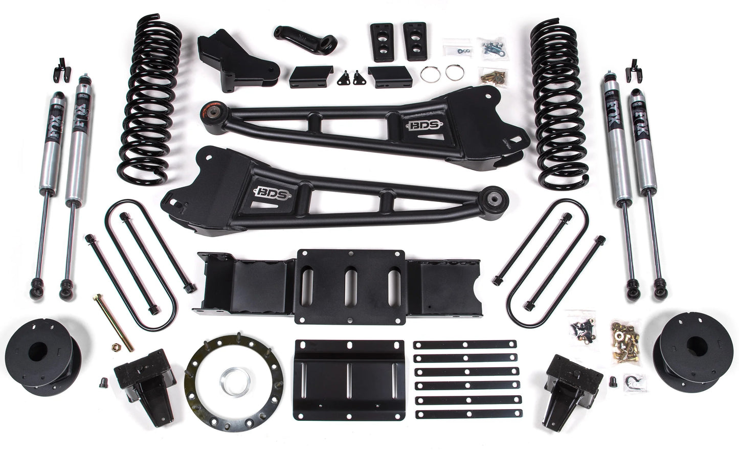 BDS 2019-2024 RAM 3500 4WD,DIESEL,6" RADIUS LIFT,AIR RIDE,8-BOLT,FOX 2.0 SHOCKS
