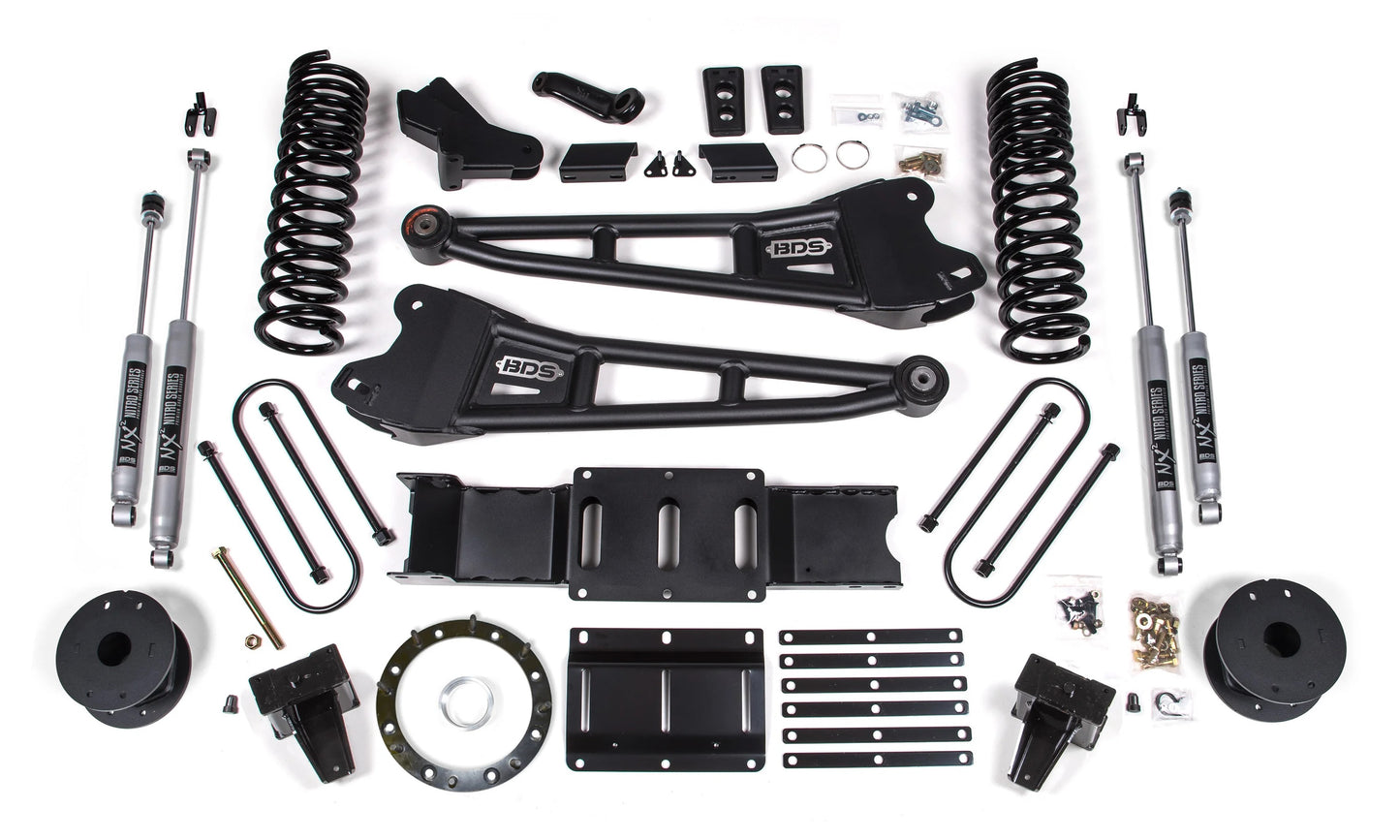 BDS 2019-2024 RAM 3500 4WD,DIESEL,6" RADIUS LIFT,AIR RIDE,8-BOLT,NX2 SHOCKS