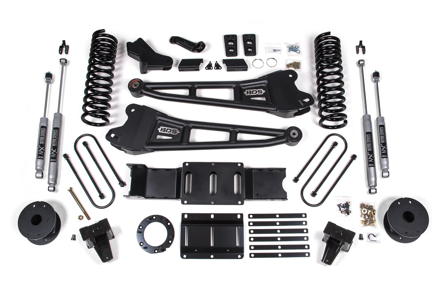 BDS 2019-2024 RAM 3500 4WD,GAS,5.5" RADIUS LIFT,5" BLOCK,AIR RIDE,NX2 SHOCKS