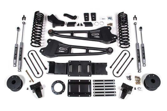 BDS 2019-2024 RAM 3500 4WD,GAS,5.5" RADIUS LIFT,5" BLOCK,AIR RIDE,NX2 SHOCKS