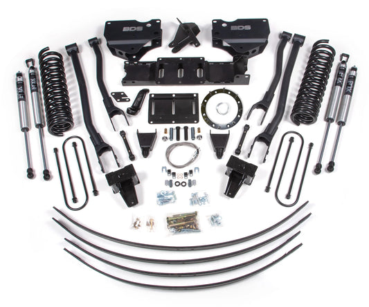 BDS 2019-2024 RAM 3500 4WD,DIESEL,8" 4-LINK LIFT,NO OVERLOAD,8-BOLT,FOX 2.0