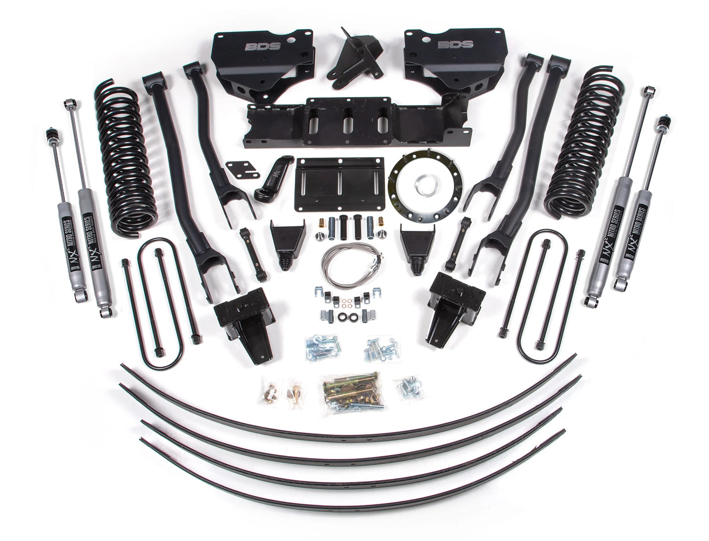 BDS 2019-2024 RAM 3500 4WD,DIESEL,8" 4-LINK LIFT,NO OVERLOAD,8-BOLT,NITRO