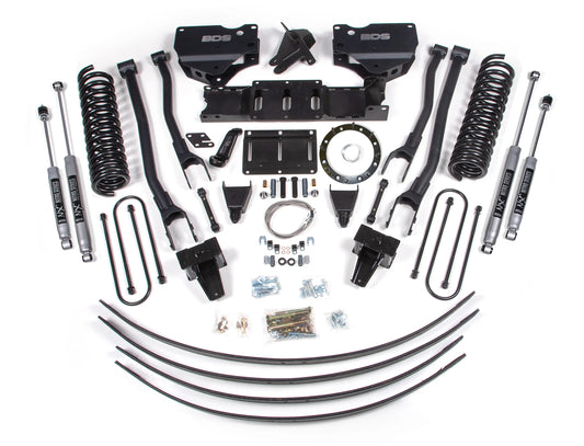 BDS 2019-2024 RAM 3500 4WD,DIESEL,8" 4-LINK LIFT,NO OVERLOAD,8-BOLT,NITRO