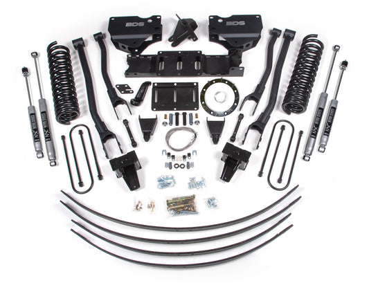 BDS 2019-2024 RAM 3500 4WD,DIESEL,8" 4-LINK LIFT,HAS OVERLOAD,8-BOLT,NITRO