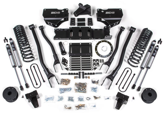 BDS 2019-2024 RAM 3500 4WD,DIESEL,6" 4-LINK LIFT,AIR RIDE,8-BOLT,FOX 2.0 SHOCKS
