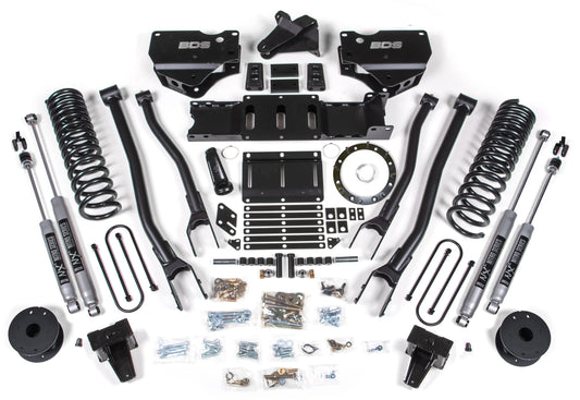 BDS 2019-2024 RAM 3500 4WD,DIESEL,6" 4-LINK LIFT,AIR RIDE,8-BOLT,NITRO SHOCKS