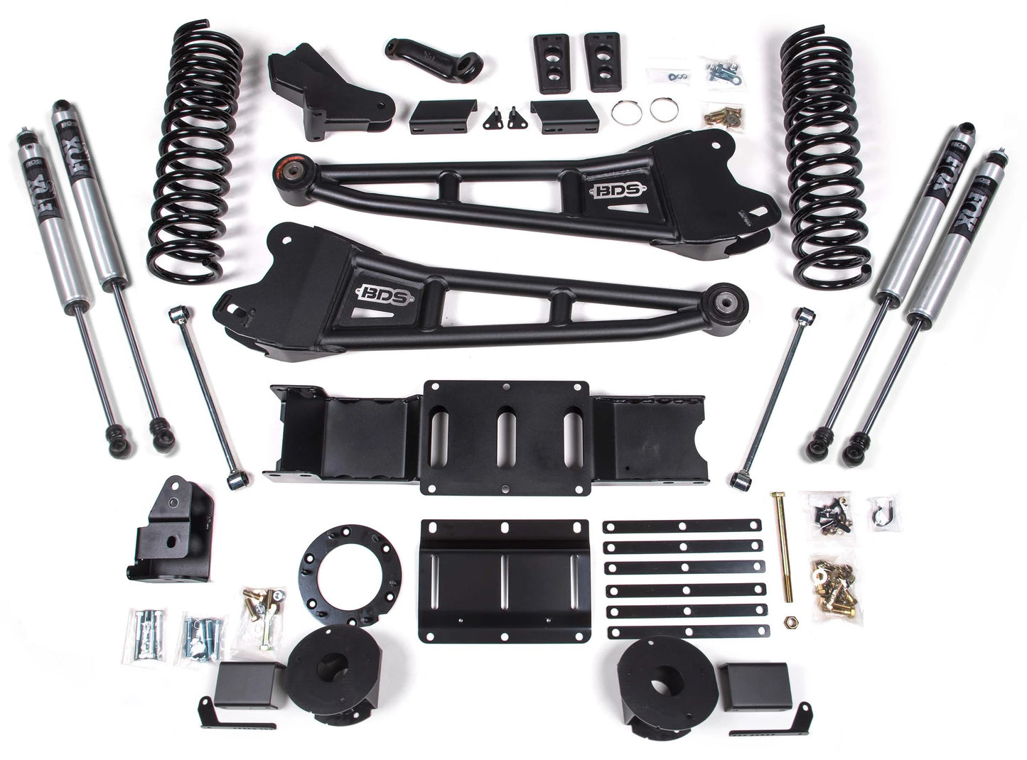 BDS 2019-2024 RAM 3500 4WD,GAS,5.5" RADIUS LIFT,REAR AIR RIDE,FOX 2.0 SHOCKS