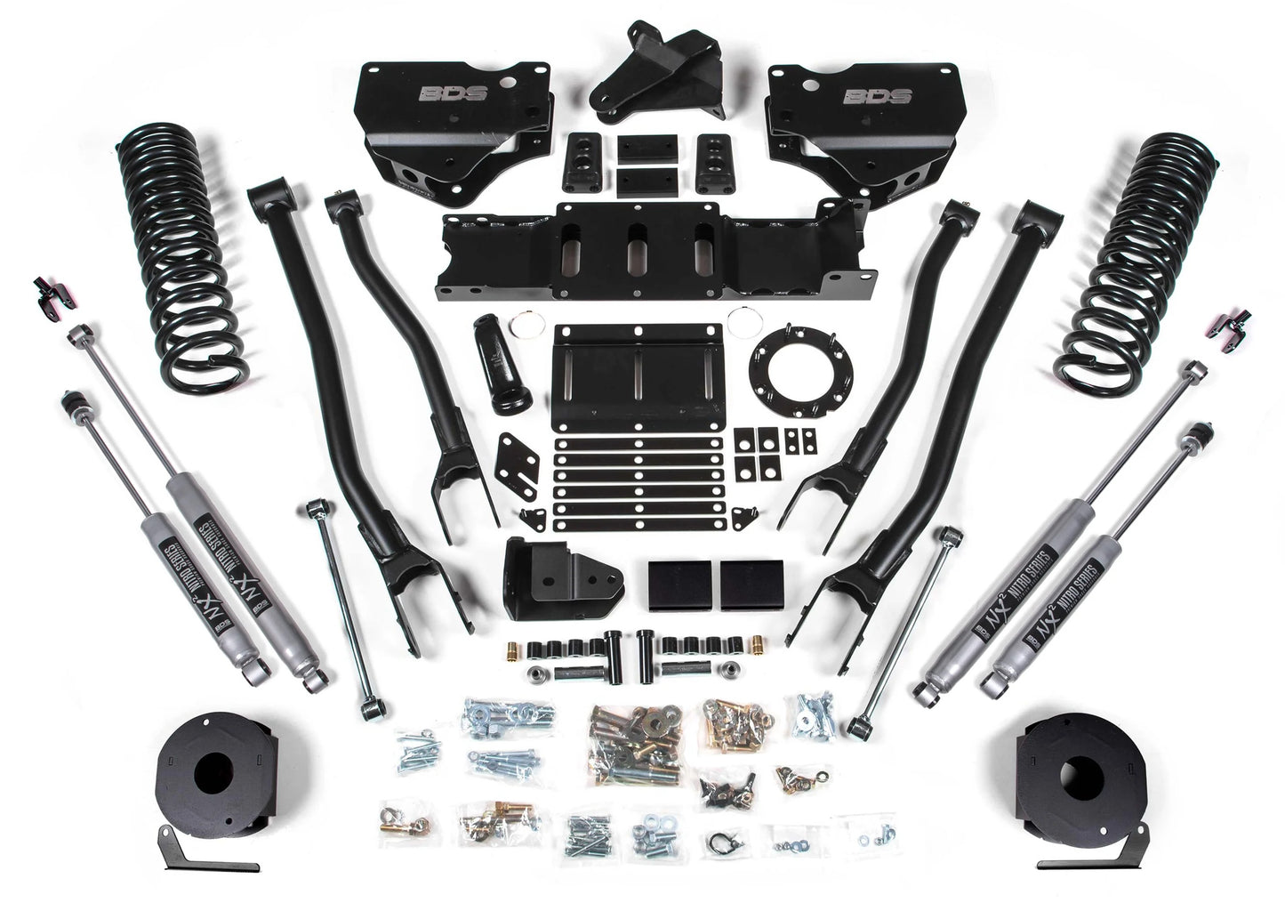 BDS 2019-2024 RAM 3500 4WD,DIESEL,6" 4-LINK LIFT,REAR AIR RIDE,NX2 SHOCKS